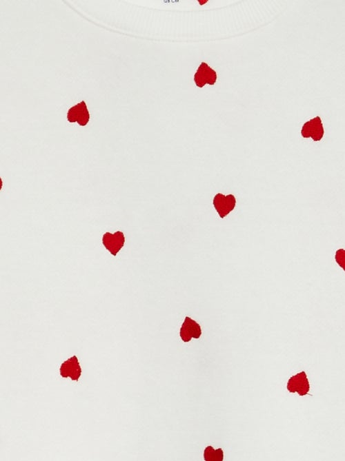 Sudadera con cuello redondo con detalle - Kiabi