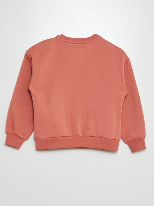 Sudadera con cuello redondo con detalle - Kiabi