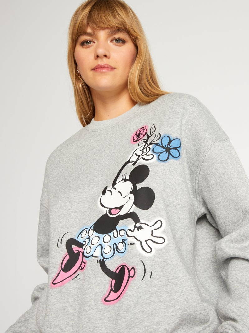 Sudadera con cuello redondo 'Disney' GRIS - Kiabi