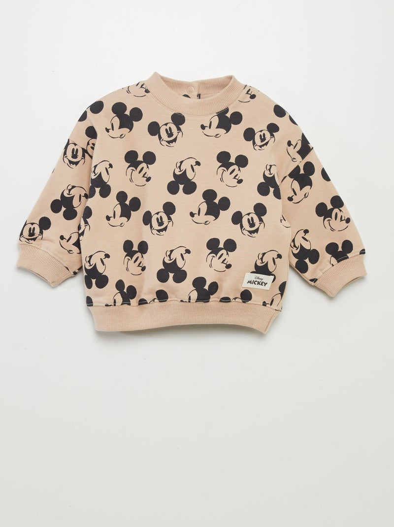 Sudadera con cuello redondo 'Disney' 'Mickey' BEIGE - Kiabi