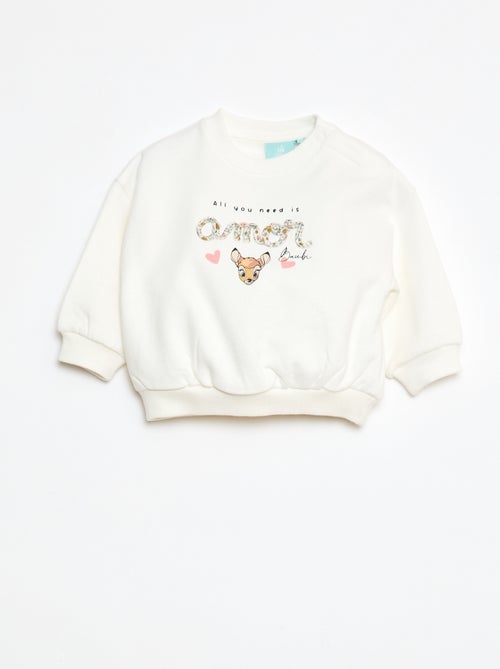 Sudadera con cuello redondo estampada 'Bambi' 'Disney' - Kiabi