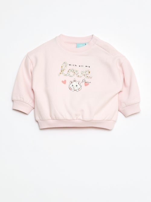Sudadera con cuello redondo estampada 'Marie' 'Disney' - Kiabi