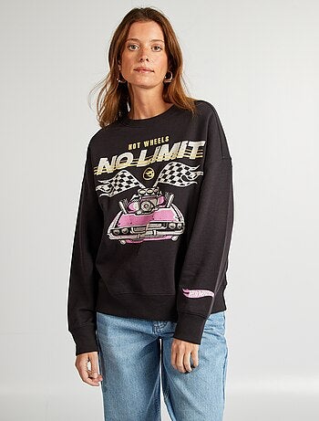 Sudadera con cuello redondo 'Hot Wheels'