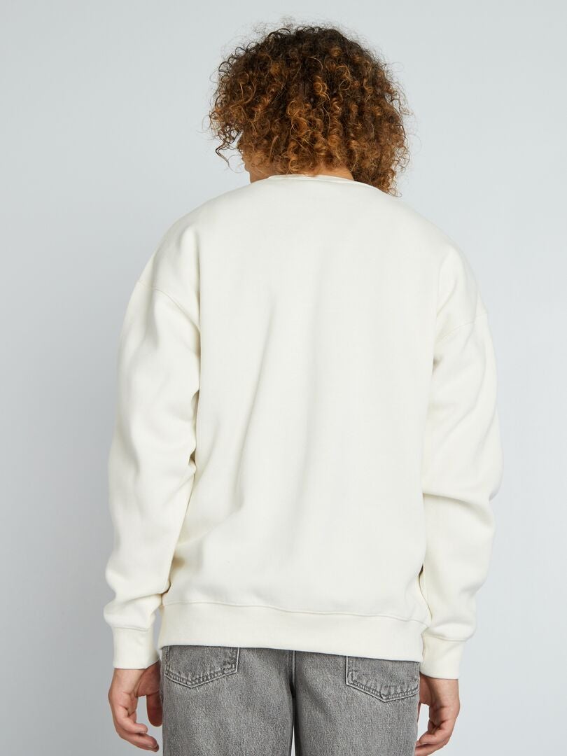 Sudadera con cuello redondo 'Ice Cube' BEIGE - Kiabi