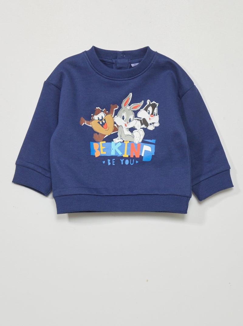 Sudadera con cuello redondo 'Looney Toons' AZUL - Kiabi