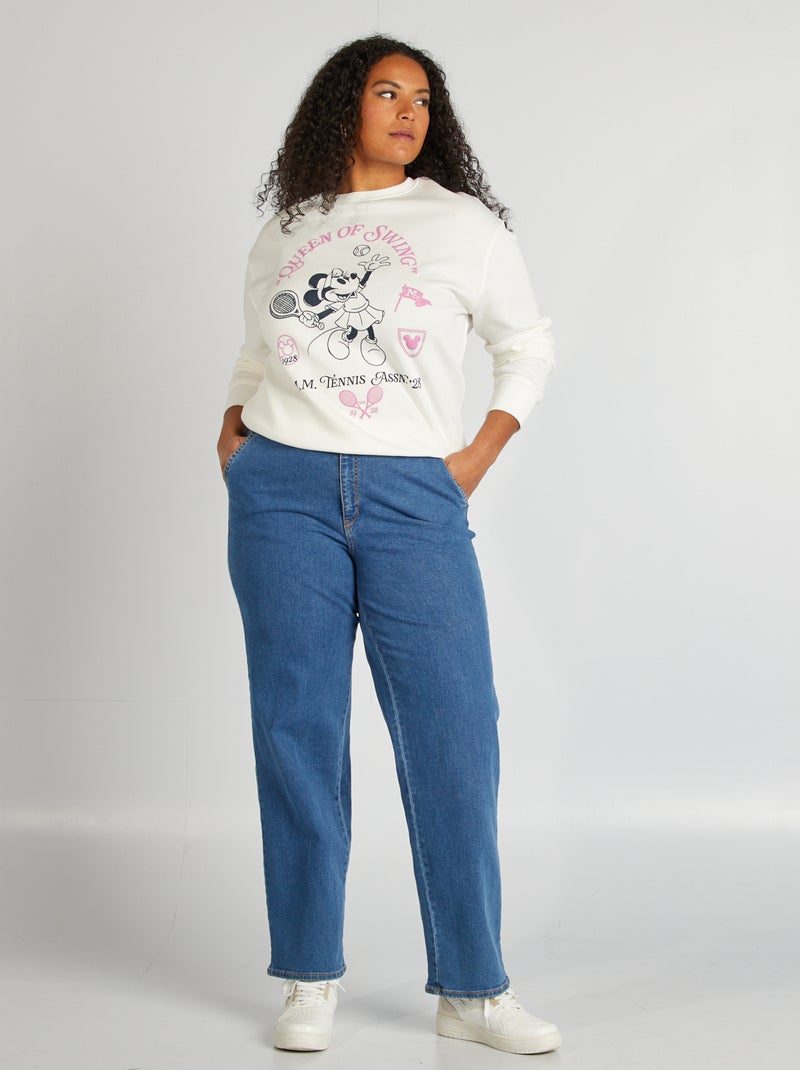 Sudadera con cuello redondo 'Minnie' BLANCO - Kiabi