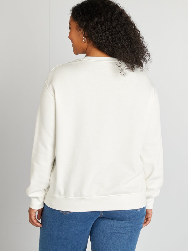 Sudadera con cuello redondo 'Minnie' BLANCO - Kiabi