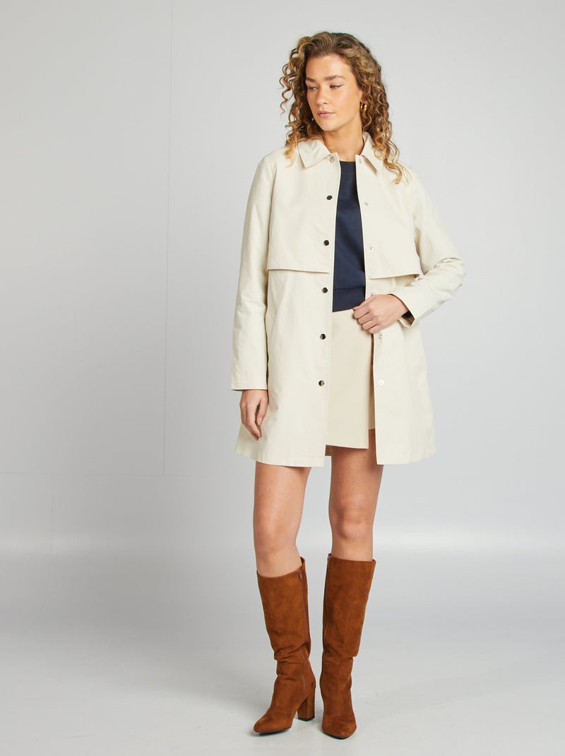 Sudadera con cuello redondo oversize azul - Kiabi