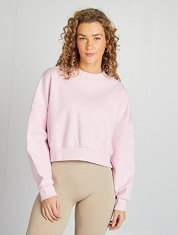Sudadera con cuello redondo oversize