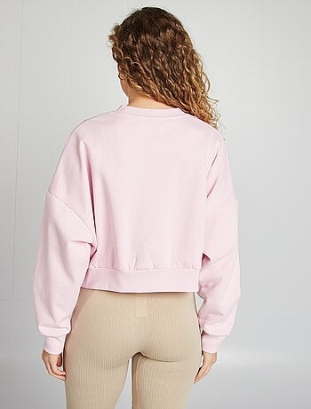 Sudadera con cuello redondo oversize