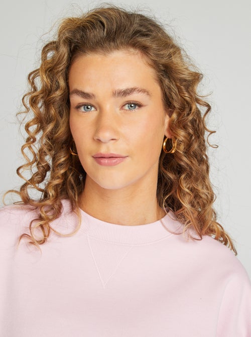 Sudadera con cuello redondo oversize - Kiabi