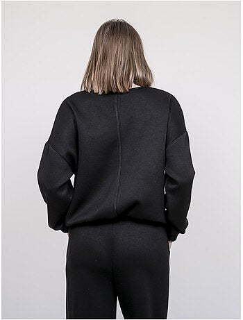Sudadera con detalles tweed YSEULT