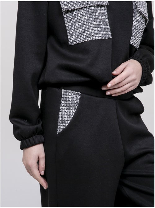 Sudadera con detalles tweed YSEULT - Kiabi