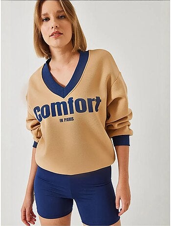 Sudadera con estampado cómodo lucci