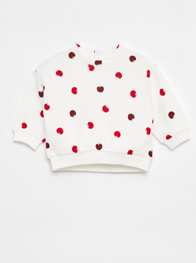 Sudadera con estampado de fantasía Blanco - Kiabi