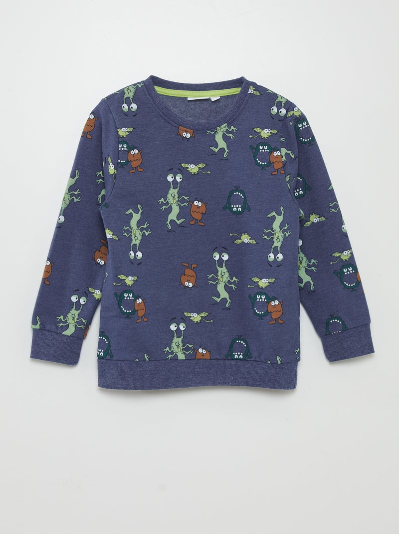 Sudadera con estampado de fantasía VERDE - Kiabi