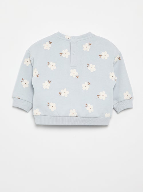 Sudadera con estampado de felpa - Kiabi Sudadera con estampado de felpa - Kiabi