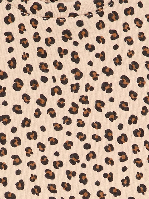 Sudadera con estampado de felpa - Kiabi Sudadera con estampado de felpa - Kiabi