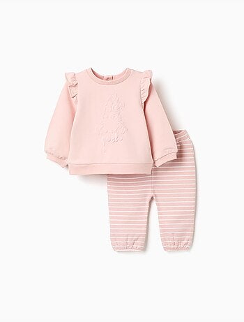 Sudadera con estampado de Pooh + pantalón