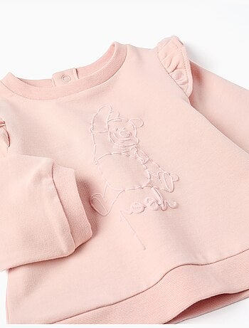 Sudadera con estampado de Pooh + pantalón