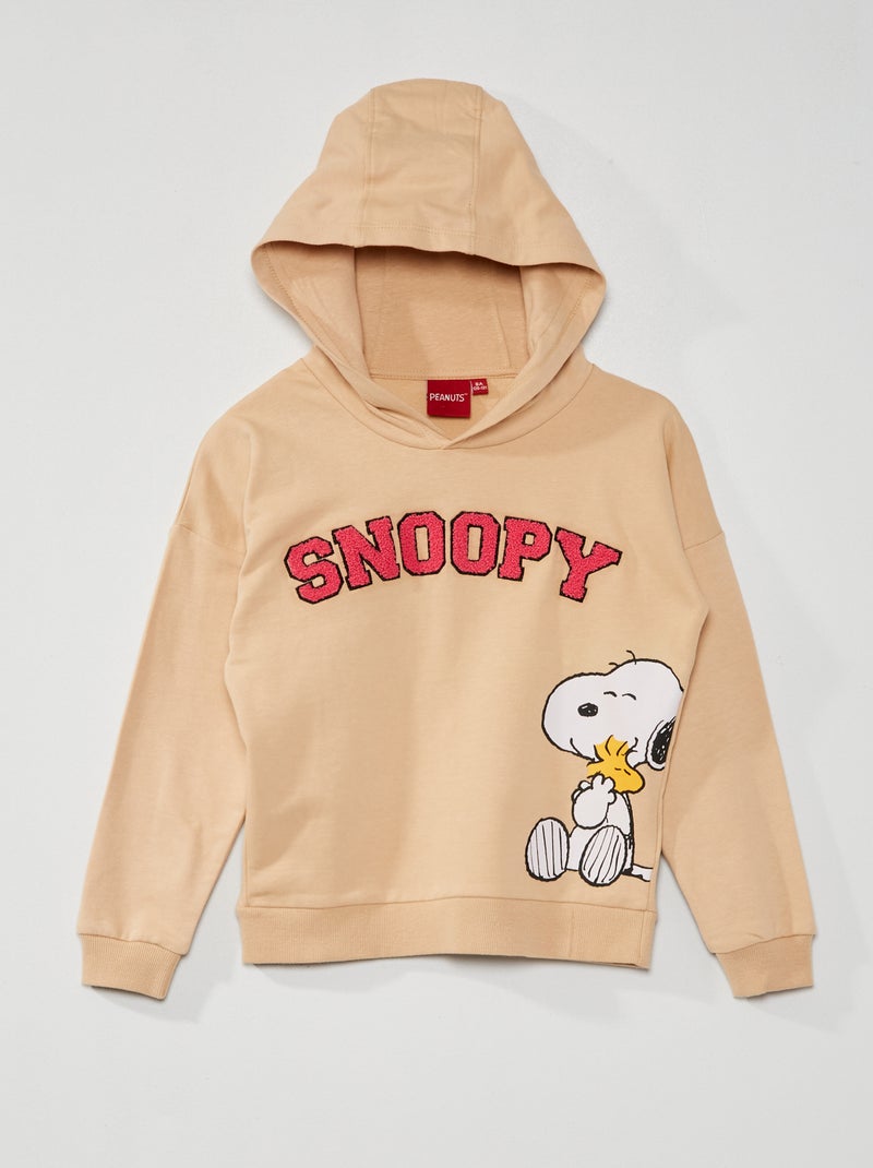 Sudadera con estampado de 'Snoopy' BEIGE - Kiabi