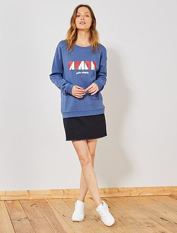 Sudadera con estampado delantero - Kiabi