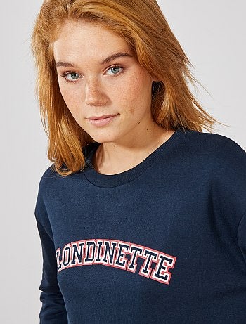 Sudadera con estampado delantero - Kiabi