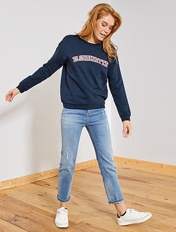 Sudadera con estampado delantero - Kiabi