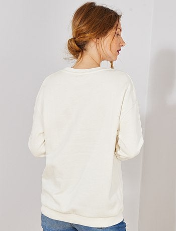 Sudadera con estampado delantero - Kiabi