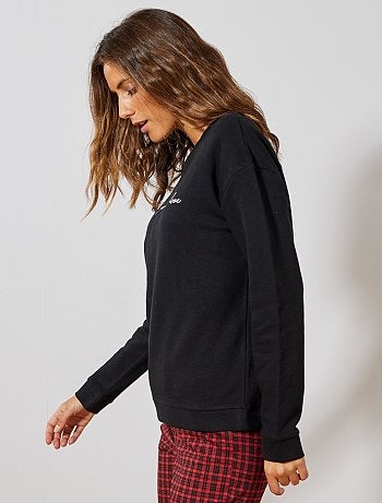 Mujer talla 34 a 48 - Sudadera con estampado delantero - Kiabi