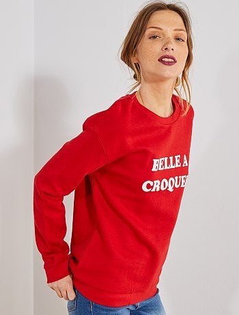 Sudadera con estampado delantero - Kiabi