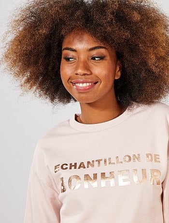 Sudadera con estampado delantero - Kiabi