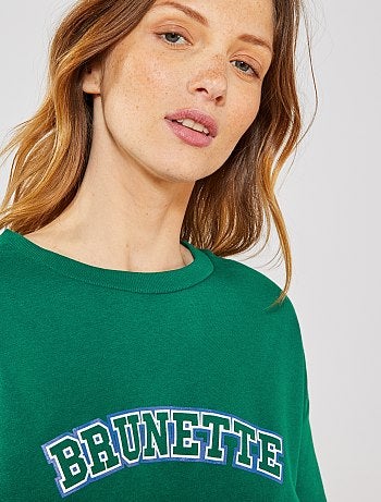 Sudadera con estampado delantero - Kiabi