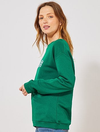 Sudadera con estampado delantero - Kiabi