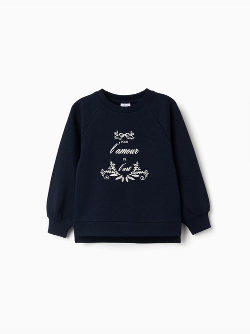 Sudadera con estampado en relieve Amour de l'Art - Kiabi Sudadera con estampado en relieve Amour de l'Art - Kiabi