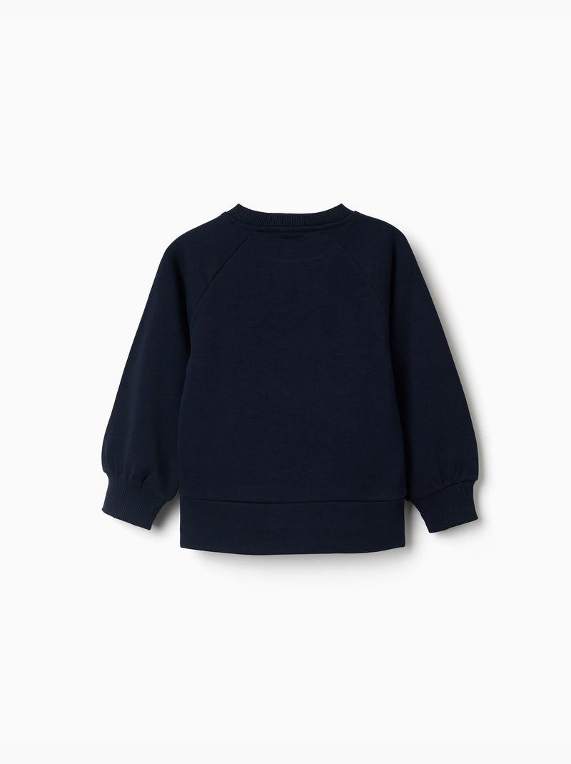Sudadera con estampado en relieve Amour de l'Art Azul oscuro - Kiabi