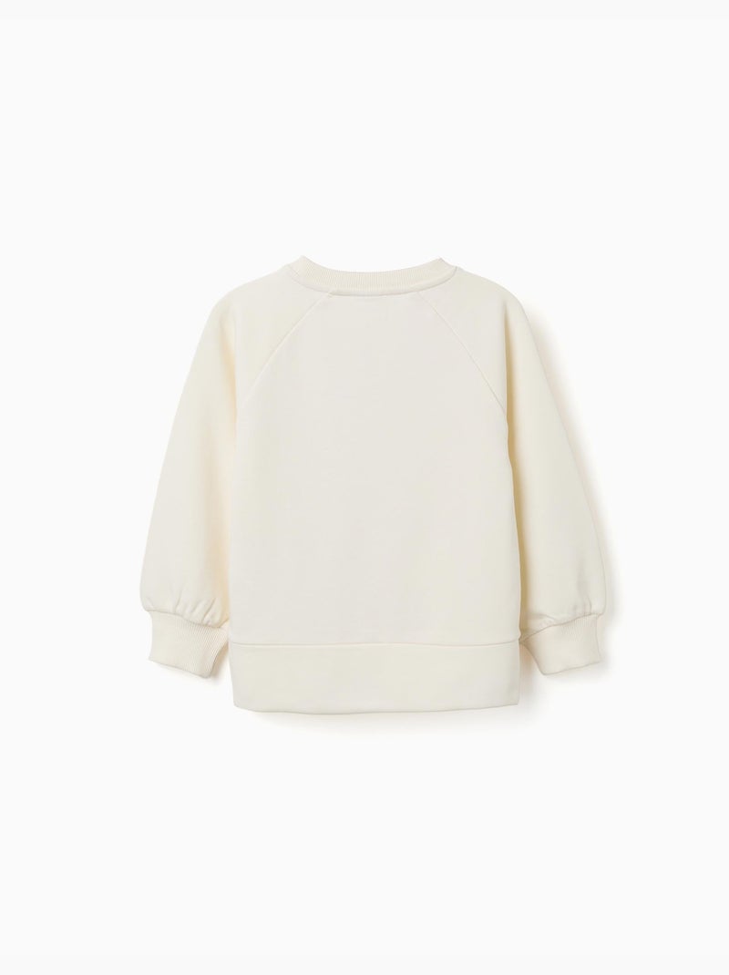 Sudadera con estampado en relieve Arts Blanco - Kiabi