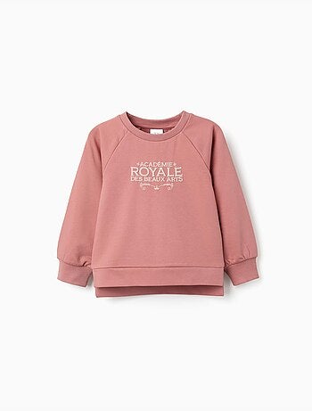 Sudadera con estampado en relieve Beaux Arts