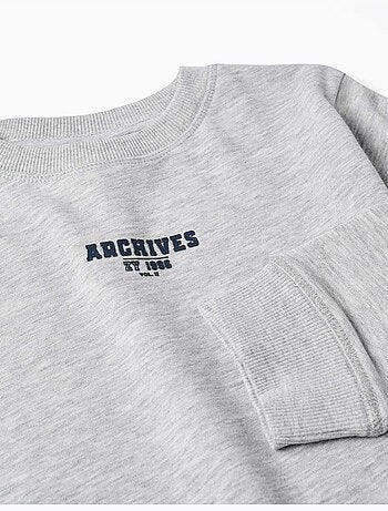 Sudadera con estampado en relieve ZY