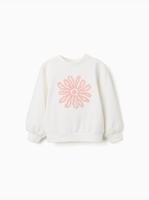 Sudadera con estampado floral en relieve - Kiabi Sudadera con estampado floral en relieve - Kiabi