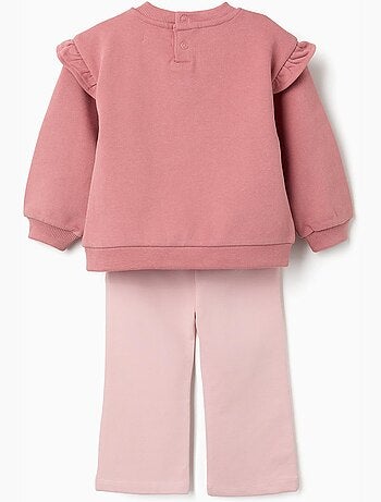 Sudadera con estampado floral + pantalones