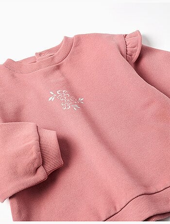 Sudadera con estampado floral + pantalones