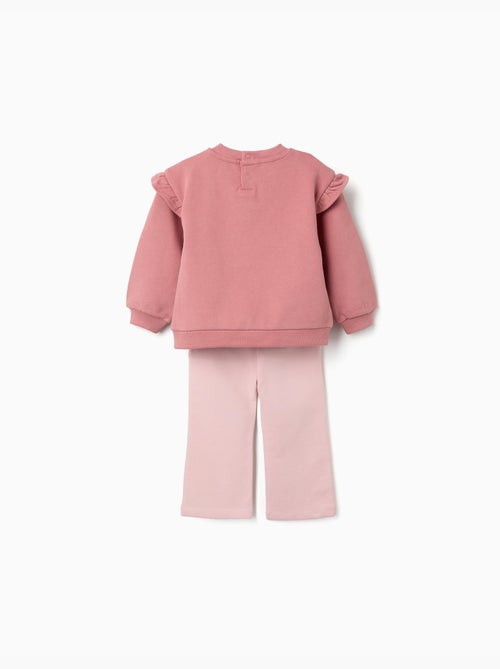 Sudadera con estampado floral + pantalones - Kiabi