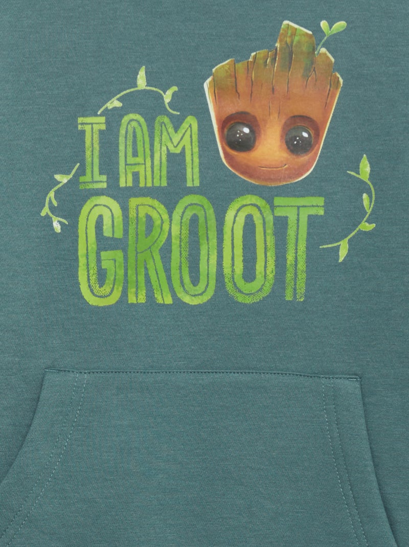 Sudadera con estampado 'Groot' 'Marvel' VERDE - Kiabi
