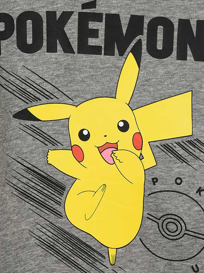 Sudadera con estampado 'Pokémon' 'Pikachu' Gris - Kiabi
