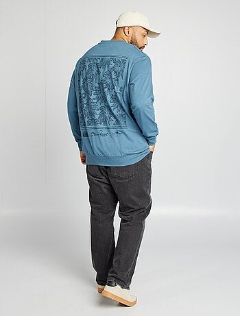Sudadera con estampado por los dos lados