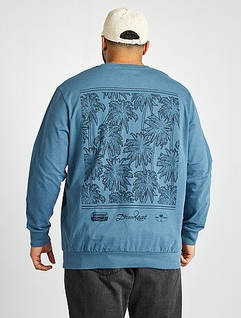Sudadera con estampado por los dos lados