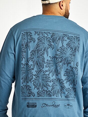 Sudadera con estampado por los dos lados