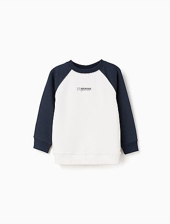 Sudadera con estampado ZY en el pecho