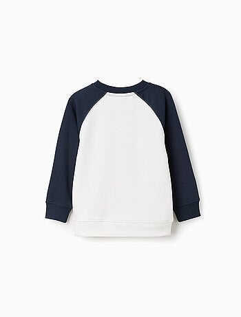 Sudadera con estampado ZY en el pecho